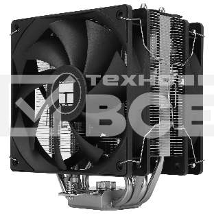 Устройство охлаждения(кулер) Thermalright Assassin X 120 Plus v2 Soc-AM5/AM4/1200/1700/1851 черный 4-pin 25.6dB Al+Cu 545gr Ret (AX120-V2-PLUS)