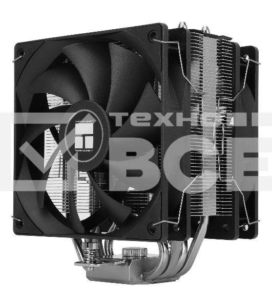 Устройство охлаждения(кулер) Thermalright Assassin X 120 Plus v2 Soc-AM5/AM4/1200/1700/1851 черный 4-pin 25.6dB Al+Cu 545gr Ret (AX120-V2-PLUS)