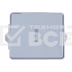 Выключатель с подсветкой IP65, 10АХ-250В, 11-1602-03, ОУ, Эра Эксперт, серый Б0035974 ЭРА, фото 1