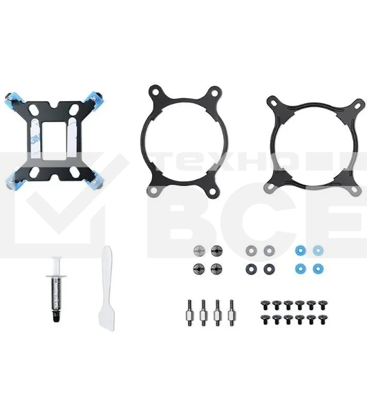 Система жидкостного охлаждения JONSBO TG-240 белый 120мм алюминий+медь 1800rpm 35.4db 4-pin 260W