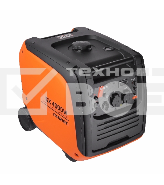Электрогенератор бензиновый инверторный Patriot iGX 4000W, 4 кВт, 63 дБ, 41.5 кг