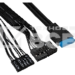 Компьютерный корпус Miditower ExeGate XP-333U-UNS350 (ATX, БП UNS350 с вент. 12см, 1хUSB/2хUSB 3.0, аудио, черный), фото2