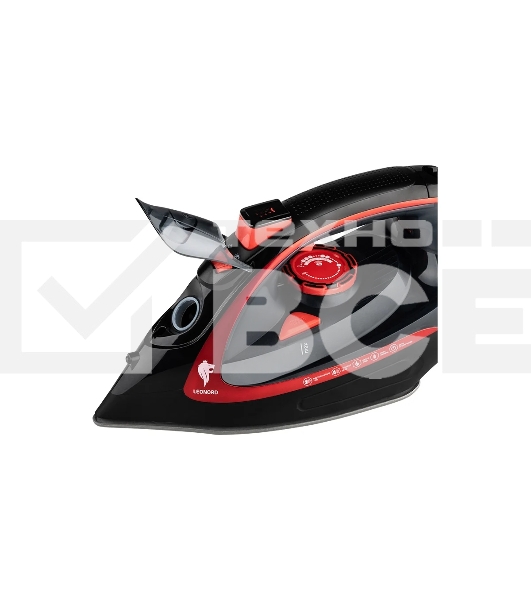 Утюг LEONORD LE-1805 красно-черный
