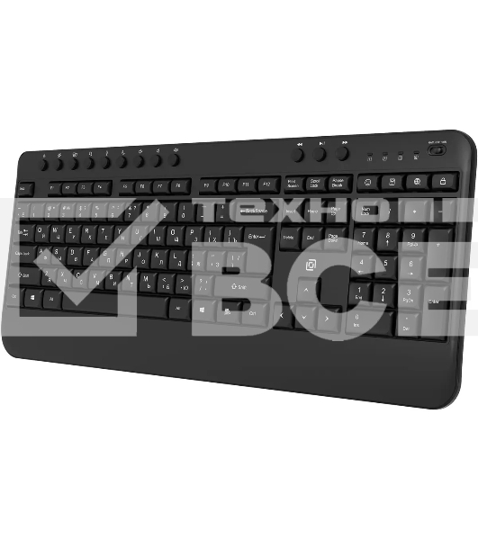 Клавиатура Oklick K257W беспроводная, радиоканал, чёрный