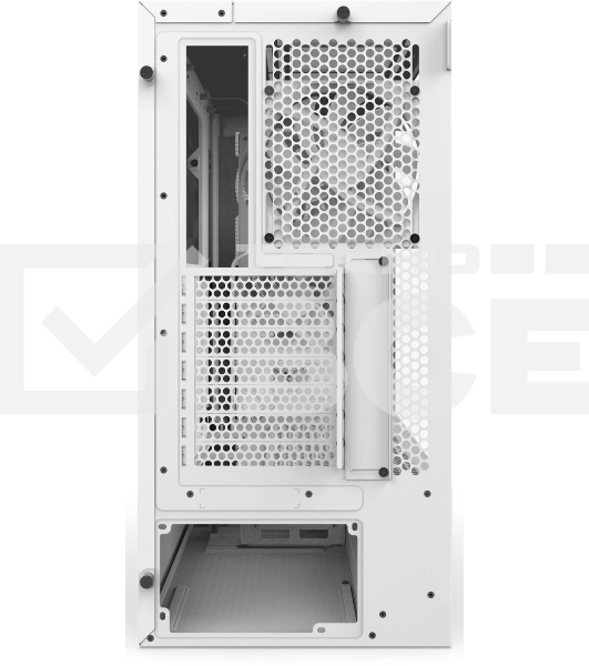 Компьютерный корпус без блока питания NZXT H5 Flow RGb, Midi-Tower, TG, 4x120мм RGb, 1xUSB-A 3.2 + 1xUSB-C 3.2, E-ATX, ATX, mATX, mITX белый