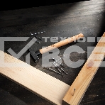 Молоток слесарный Denzel 200 г, кованый квадратный боек, буковая рукоятка, фото8