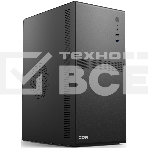 Компьютчерный корпус CBR mATX Minitower V203, без БП, 1хUSB 3.0, 1хUSB 2.0, HD Audio+Mic, черный PCC-MATX-V203-WPSU, фото 1