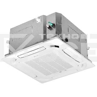 Внутренний блок сплит-системы кассетного типа Electrolux EACC/in-12H/UP4-DC/N8 инвертор, 12000 BTU, 35 м², 29 дБ, охлаждение, обогрев, осушение, белый