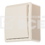 Выключатель 1-кл. ОП Эра Эксперт 10А, IP20, 11-1201-02, 250 В, 10AX, сл. кость, Эра Б0020655, фото3