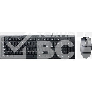Комплект клавиатура+мышь A4Tech KRS-8372 проводной, USB, 1200 DPI, чёрный