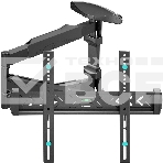 Кронштейн для телевизора ONKRON NP47 40' - 75' наклонно-поворотный, черный, фото7