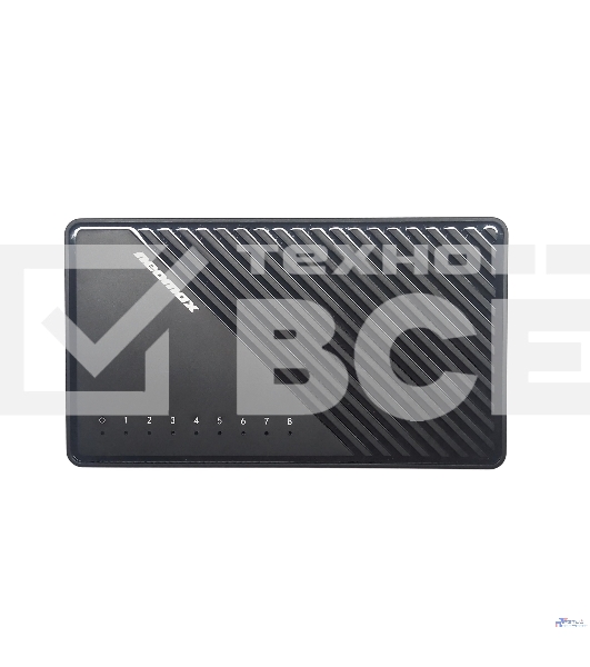 Коммутатор неуправляемый NEOMAX NMS-108P-1000-P, 8 портов 1000 Mbps, пластик