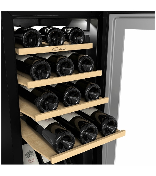 Винный шкаф Libhof GM-18 белый, 53 л, 1 отсек, 18 бут., класс A