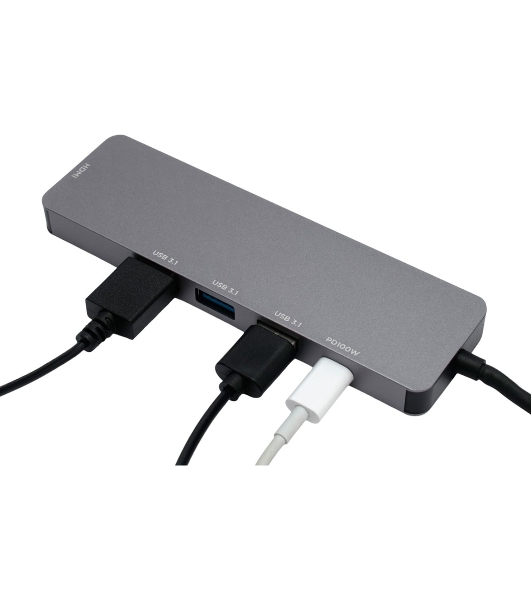 USB-концентратор Gembird UHB-D1, USB Type-C, USB/USB Type-C/PD100W/HDMI, USB Type-C