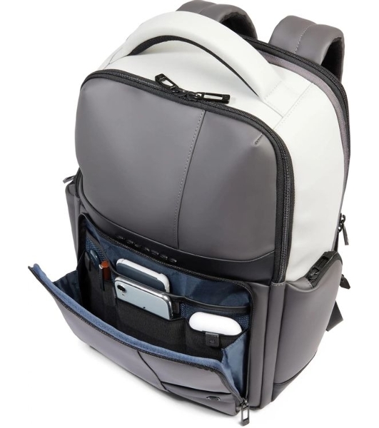 Рюкзак мужской Piquadro Wollem Rubber CA6239W129W/GRN серый/черный полиуретан