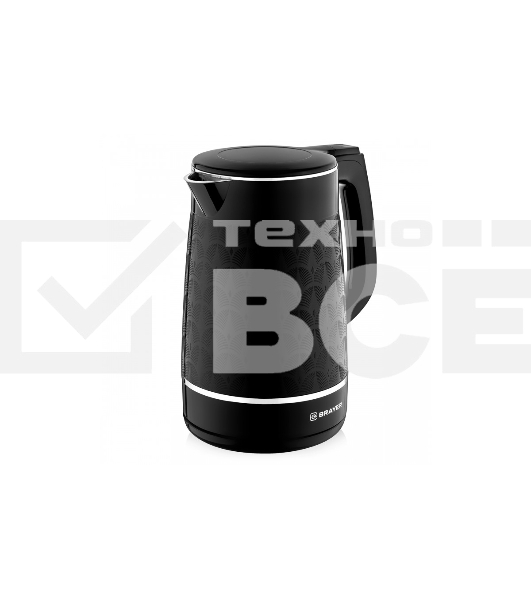 Чайник электрический BRAYER BR1019, 2200 Вт, 1,7 л, покрытие Cool Touch , VNQ by STRIX, автоотключ