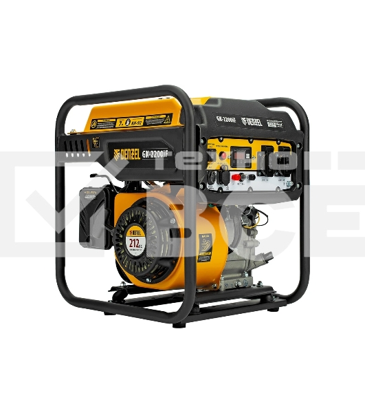 Электрогенератор бензиновый инверторный Denzel GK-2200iF, 2.2 кВт, 95 дБ, 27 кг