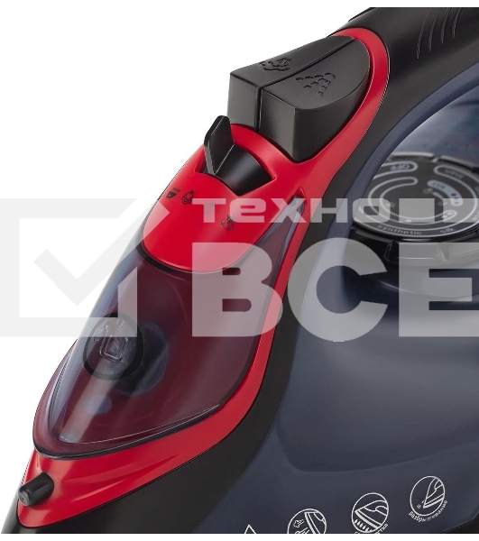 Утюг Maxwell MW-3034, 2400Вт, черный