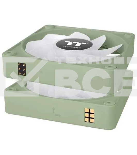 Комплект вентиляторов для корпуса Thermaltake CT120 EX ARGB Sync (3 шт.) зеленый, 120 мм, 2000 об/мин, 28.5 дБ, 4 pin