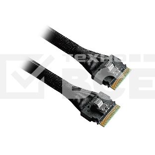 Кабель Amphenol RSL74-7650 Slimline SASx8 (SFF8654)  -to- Slimline SASx8 (SFF8654) , 67CM (C5454)
