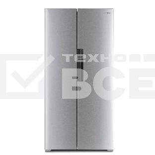 Холодильник Hyundai CS4502F нержавеющая сталь двухкамерный Side by Side 271/165л морозилка сбоку