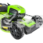 Газонокосилка аккумуляторная  GreenWorks GD60LM46HPK4, 60V, 46 см, бесщеточная, с 1хАКБ 4 А.ч. и ЗУ (2502807UB), фото11