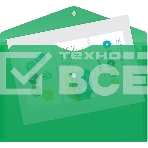 Конверт на кнопке Silwerhof Eco A4 пластик 0.12мм зеленый, фото3