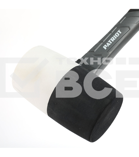 Киянка PATRIOT RMF-680BW черно-белая, с фиберглассовой рукояткой, 680г
