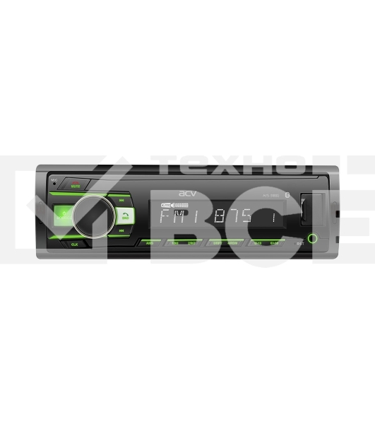 Автомагнитола ACV AVS-918BG, 1 DIN, Bluetooth, USB Type-A, AUX