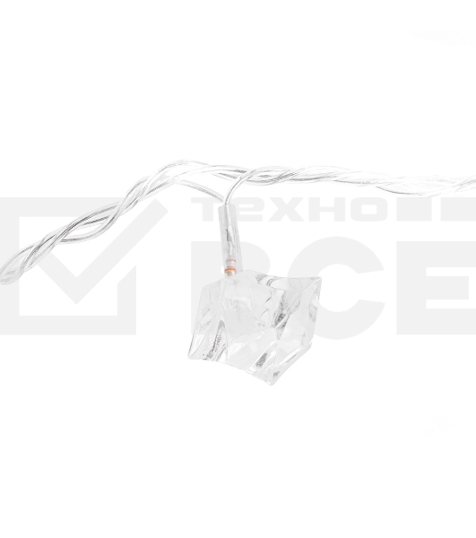 Гирлянда светод. Funray Льдинки, SE-ICE-440W, 220В, 4м, 40LED, холодный белый, прозр шнур 3м,