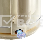 Чайник электрический Delta LUX DE-1018 (1,7 л. металл/пластик) белый, фото3