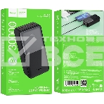 Внешний аккумулятор Powerbank HOCO J136B Sirui, 30000mAh черный, фото3