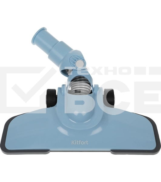 Пылесос вертикальный Kitfort KT-586-2 голубой, питание от сети, 400 Вт, уборка сухая, пылесборник 1,2 л