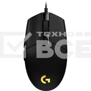 Мышь проводная Logitech G102 LIGHTSYNC черный, 8000 dpi, USB, кнопки - 6