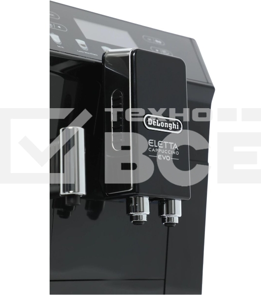 Кофемашина автоматическая DeLonghi ECAM46.860.B черный, исп. кофе - зерновой/молотый, 2 л, 1450 Вт, 15 Бар.