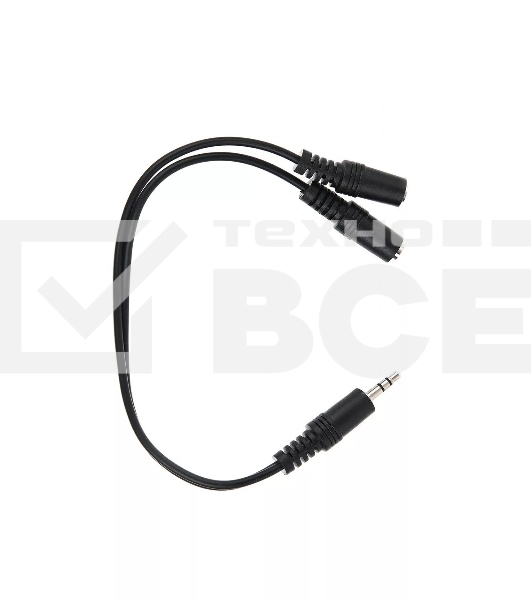 Кабель-адаптер 3.5ST(M)/2*3.5 ST(F), 0.2метра VCOM <CV203> Кабель-адаптер 3.5ST(M)/2*3.5 ST(F), 0.2метра VCOM <CV203>