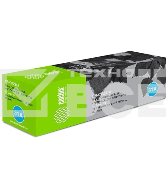 Картридж лазерный Cactus CS-CF231A черный (5000 стр.) для HP LJ M206dn/Ultra MFP M230fdn/M230sdn