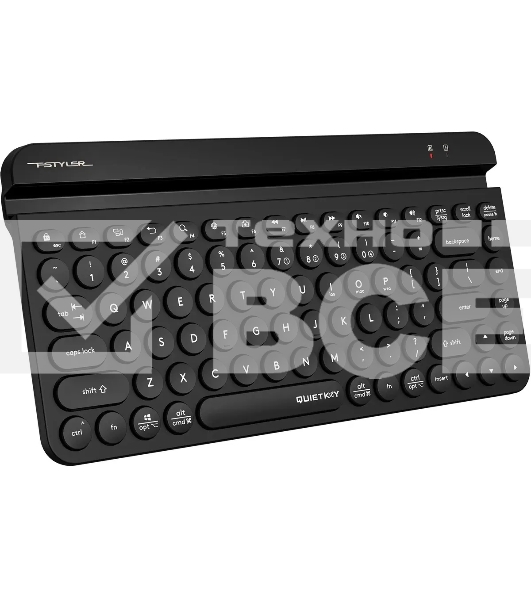 Клавиатура A4Tech Fstyler FBK30 черный/серый USB беспроводная BT/Radio slim Multimedia (FBK30 BLACKCURRANT)