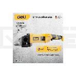 Углошлифовальная машина сетевая Deli DL-JM180-E1 (2000Вт, 180мм, 6500об/мин, картон), фото9
