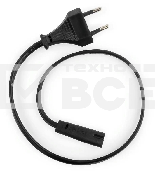 Кабель Premier 5-180 IEC C7 (2-pin) Евровилка 1.5м (5-180(0.5) 1.5) черный (Bulk)