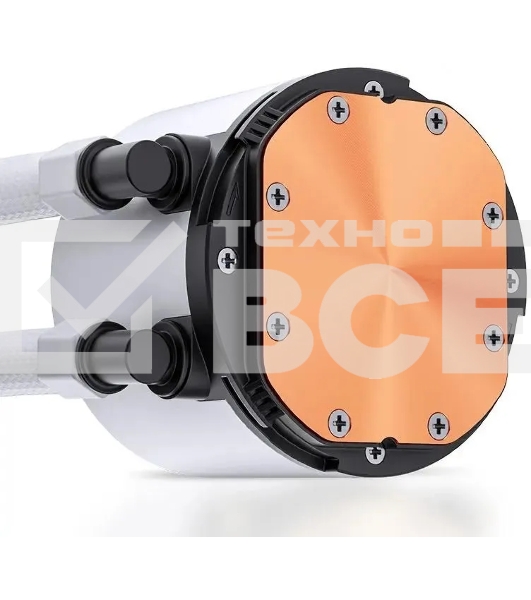 Система жидкостного охлаждения JONSBO TG-240 белый 120мм алюминий+медь 1800rpm 35.4db 4-pin 260W