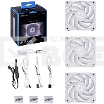 Вентилятор Lian-Li Uni Fan P28 G99.12P283W.00 белый 120мм 2600rpm 32.1dB  4-pin, фото2