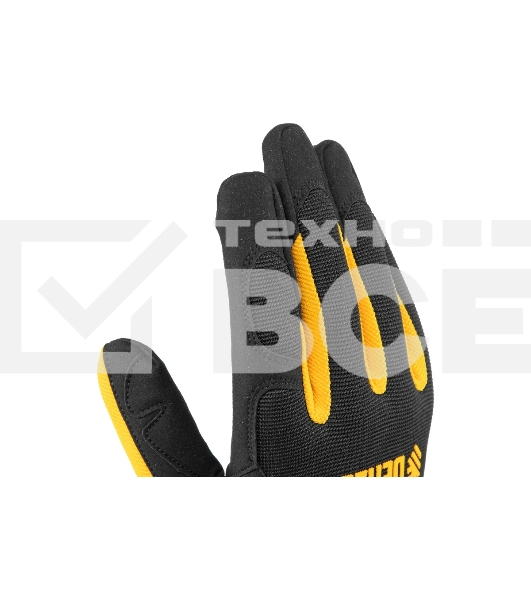 Перчатки универсальные Denzel 67994 на липучке, размер 10