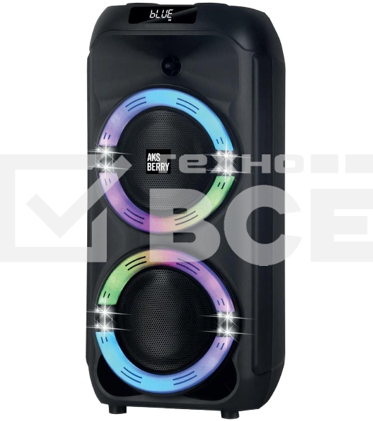 Портативная акустика AKSBERRY (6900305500011) AS-32 PulseBar, черный