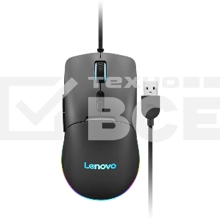 Мышь проводная Lenovo M210 RGb Gaming черный оптическая 8000dpi USB2.0 (GY51M74265)