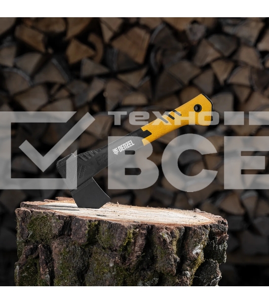 Топор-колун Denzel 21430 F3, 640 гр, двухкомпонентная рукоятка, 320 мм