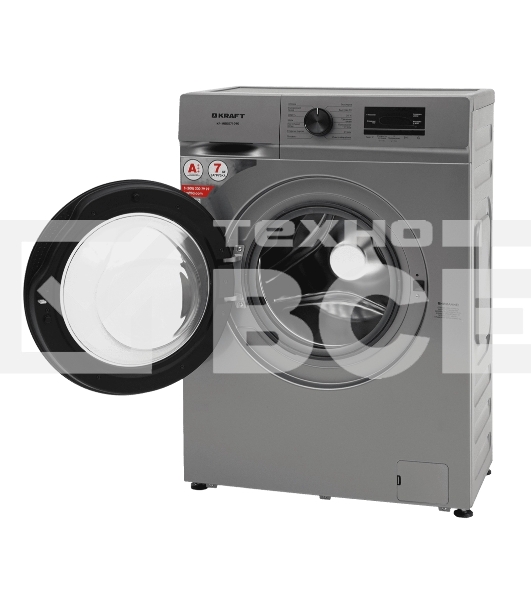 Стиральная машина KRAFT KF-MBDS7109G серый, загрузка фронтальная 7 кг, 1000 об/мин, класс: А+++