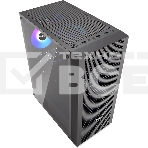 Корпус без блока питания PCCOOLER MA100 MESH BK, Mesh Mid Tower, черный, TG, 0.4 SPCC, 3x120мм ARGb ATX, mATX, mITX 160/310/180мм 2x2.5', 2x3.5', 7xPCI 1xUSB-A 3.0, 2xUSB-A 2.0 360x200x446mm, фото4