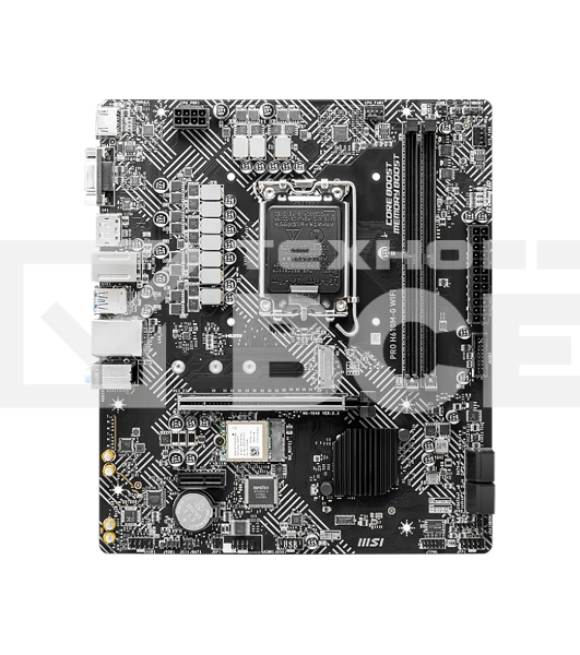 Материнская плата MSI PRO H610M-G WIFI H610, LGA1700, 2*DDR5, 1*PCIEx16, 1*PCIEx1, 1*M.2, 4*USB3.2Gen1, 6*USB2.0, 4*SATA3.0, 1G, VGA, DP, HDMI, M-ATX, RTL