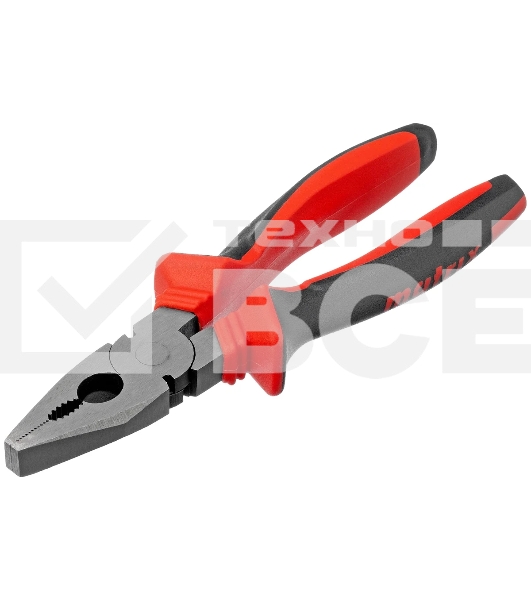 Плоскогубцы комбинированные Matrix 200 мм, хром-ванадий, двухкомпонентные рукоятки